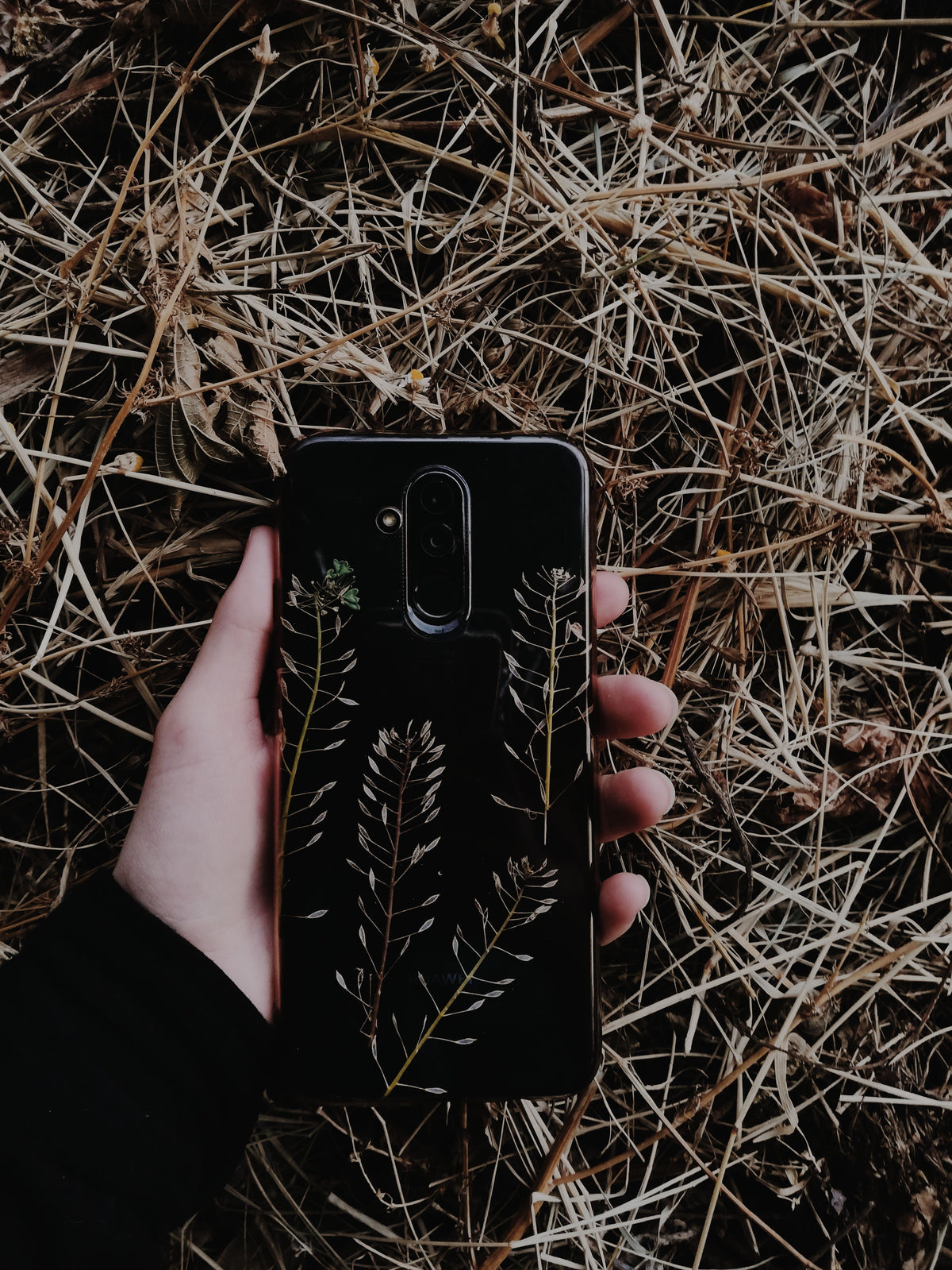 Botanical leaf phone case