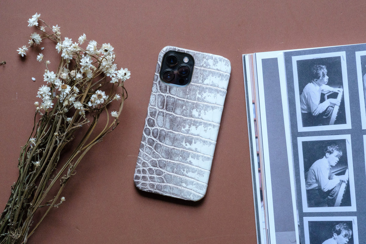Luxury leather phone case